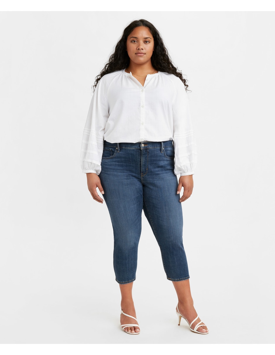 Jeans relaxed ampliopara mujer 4