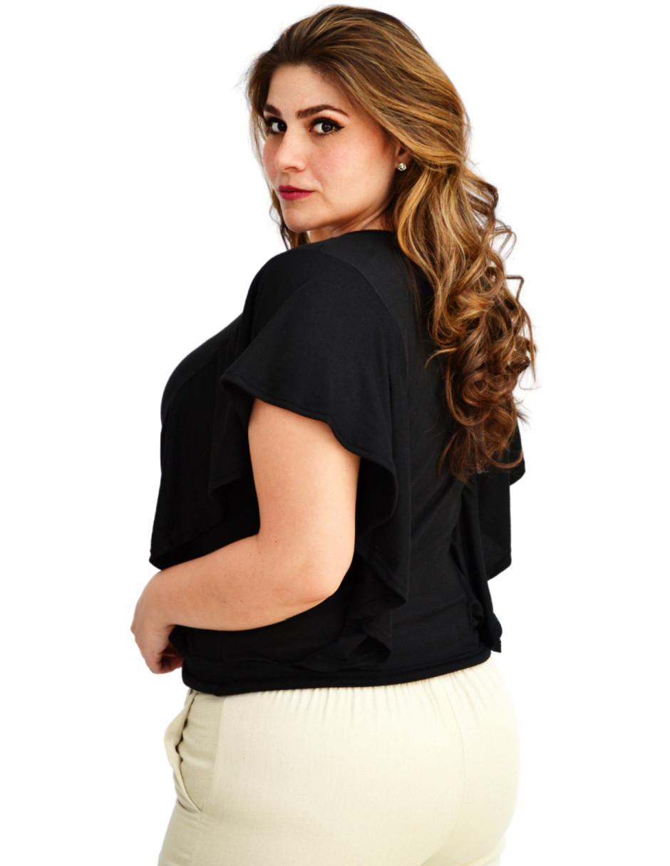Blusa manga corta para mujer