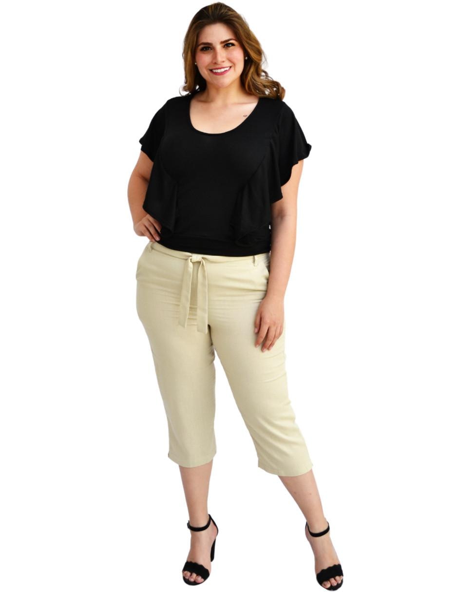 Blusa manga corta para mujer