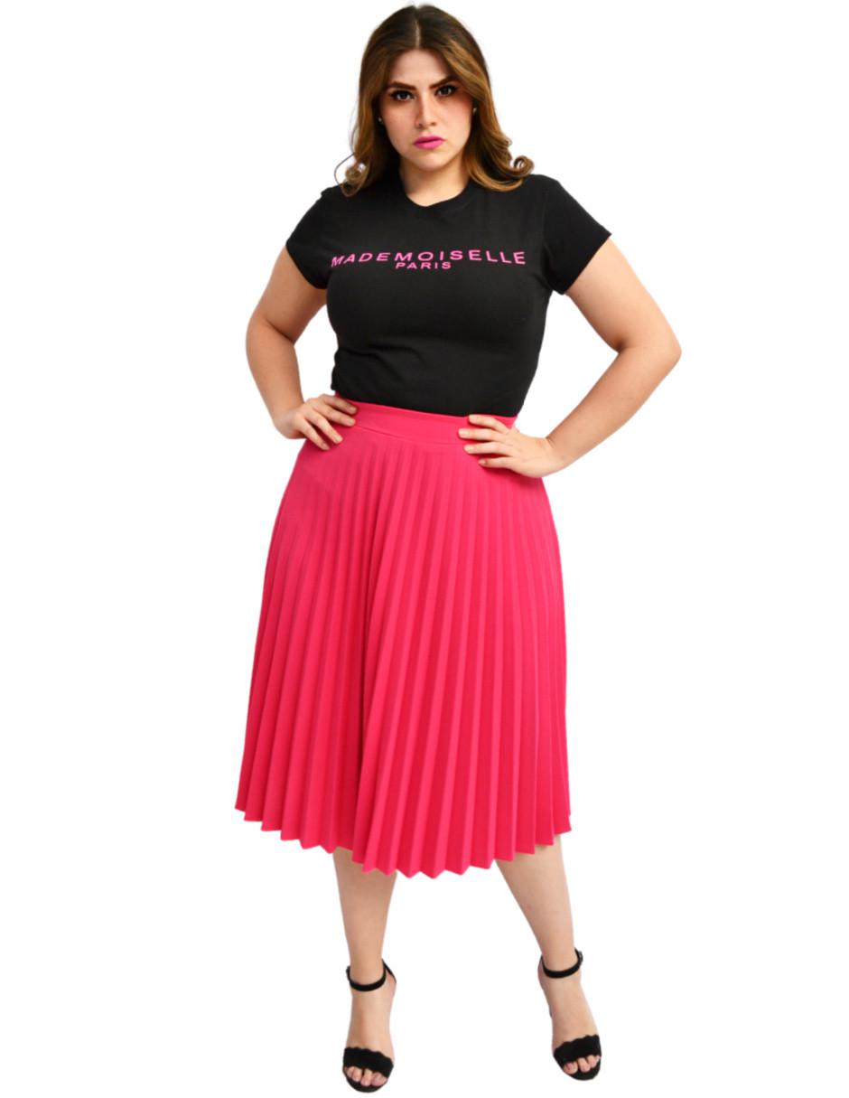 Playera manga corta cuello redondo mujer 2