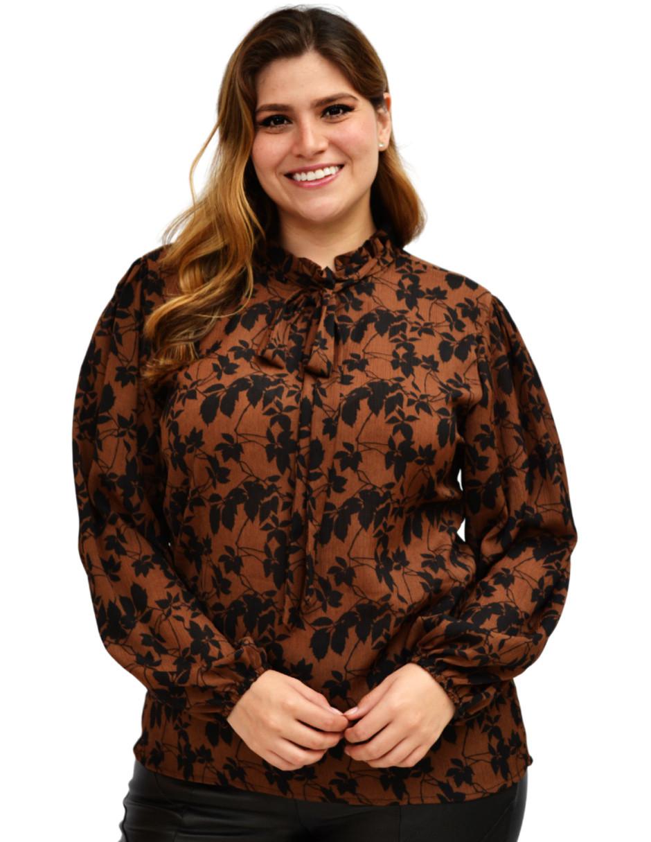 Blusa manga larga para mujer