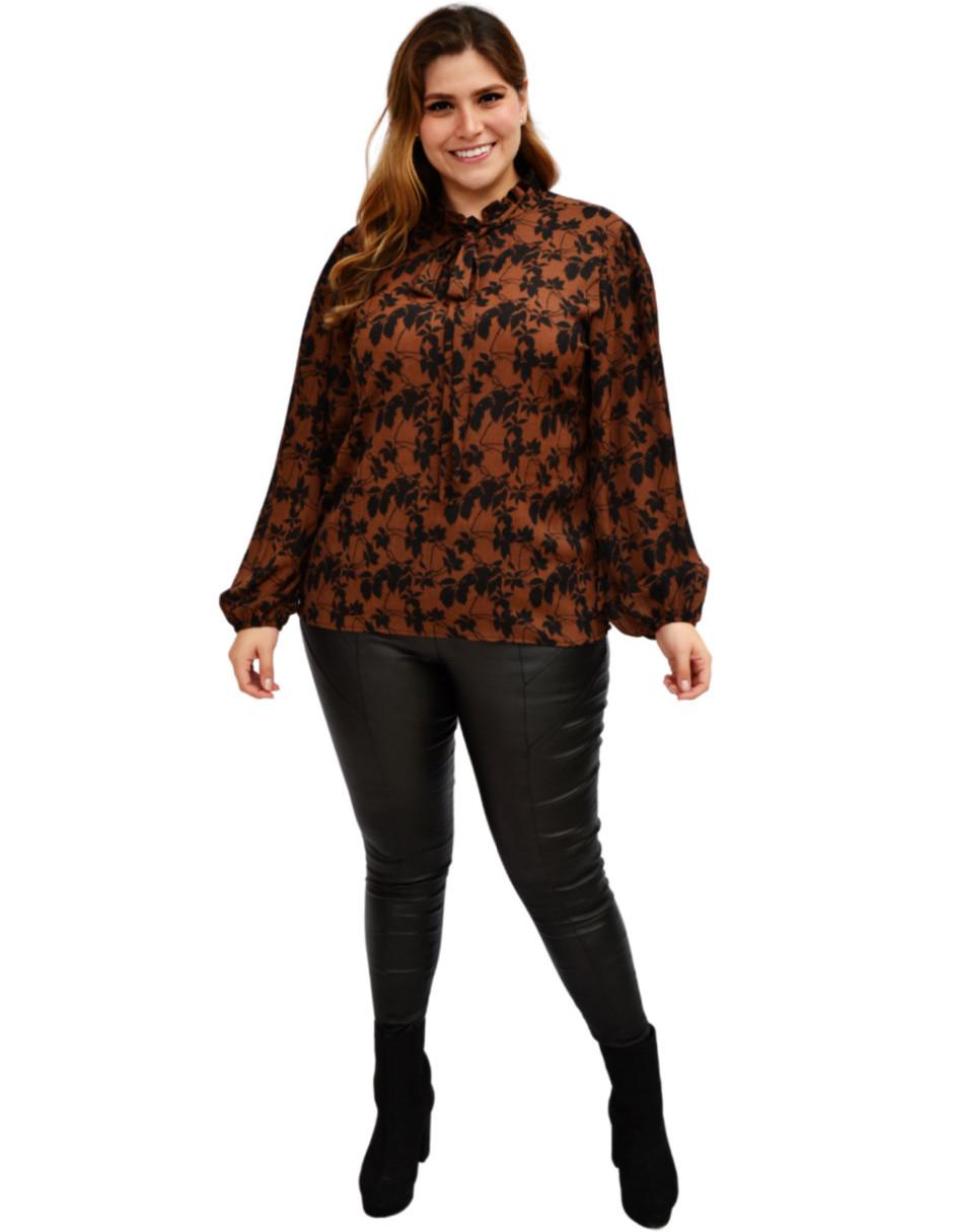 Blusa manga larga para mujer