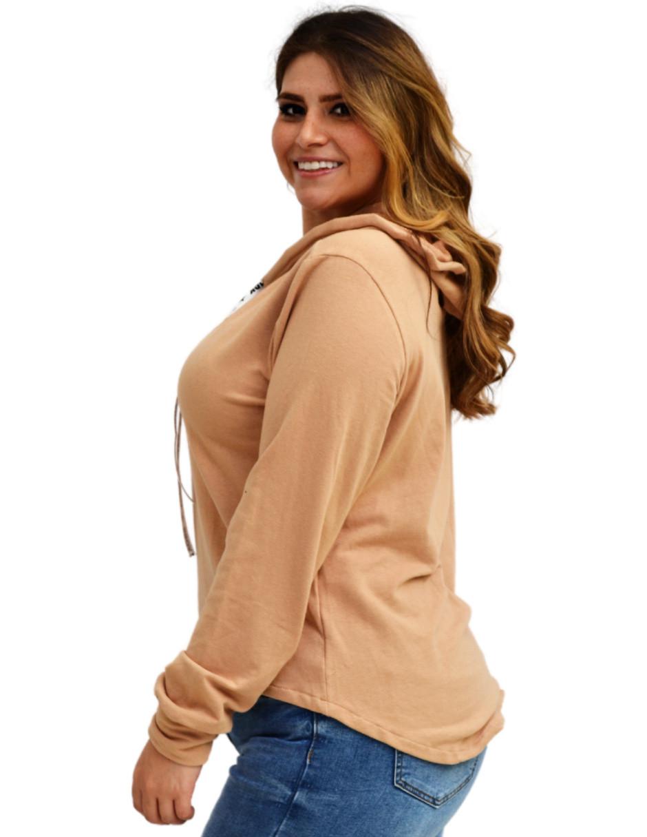 Sudadera con capucha para mujer