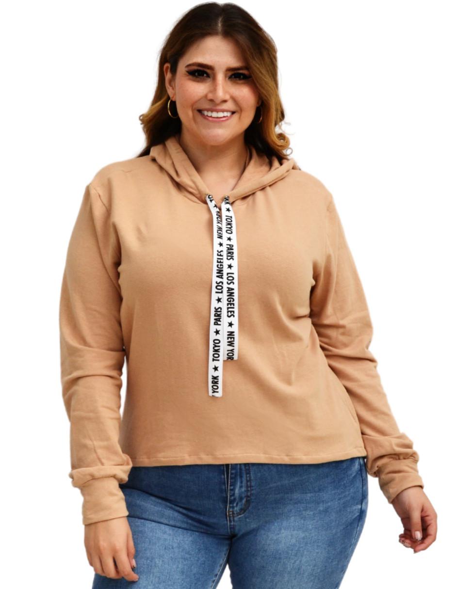 Sudadera con capucha para mujer
