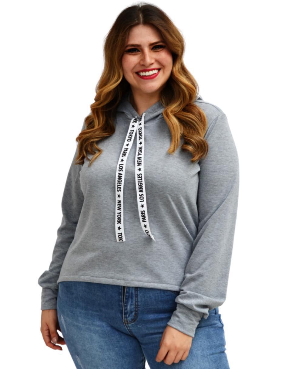 Sudadera con capucha para mujer
