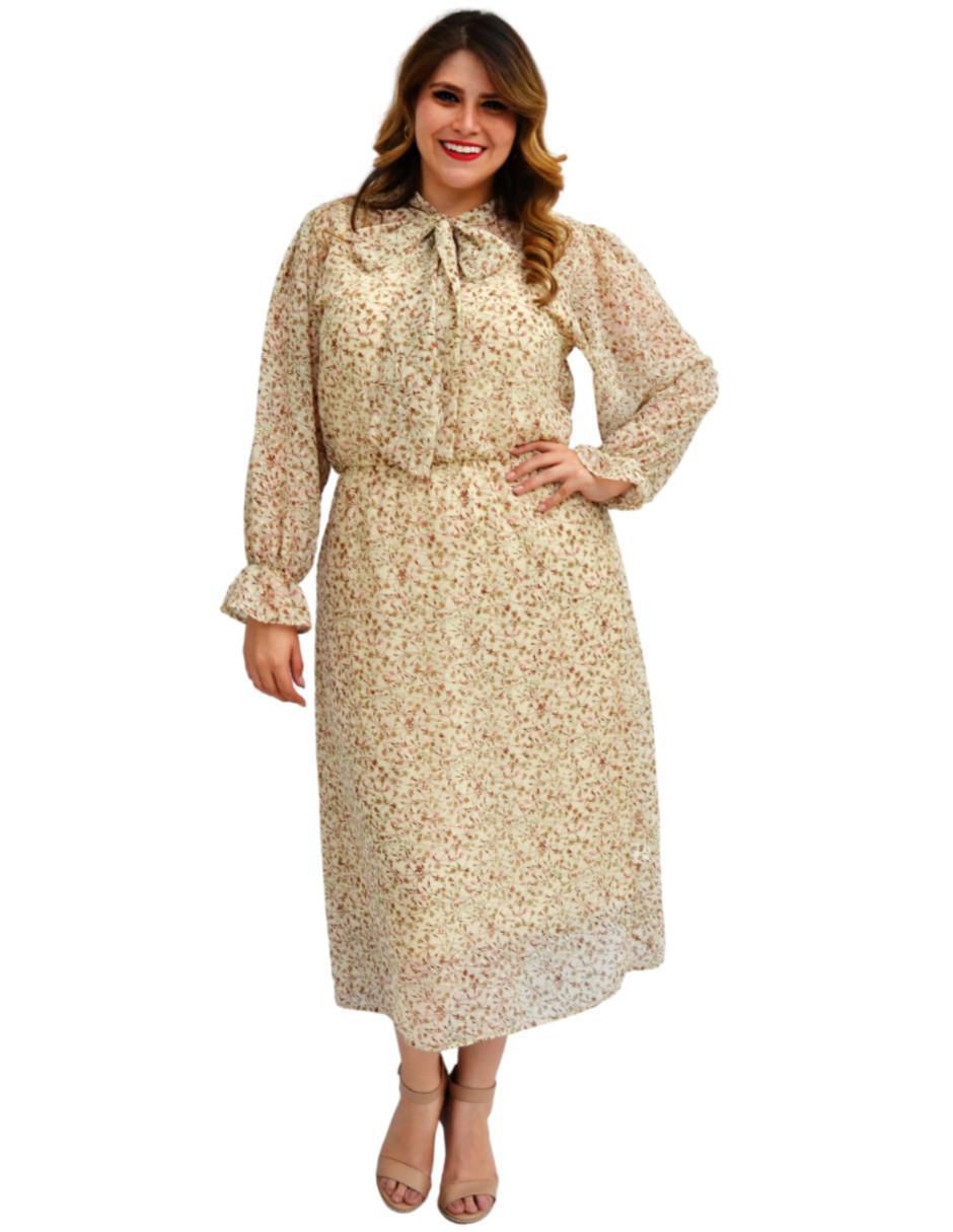 Vestido midi formal para mujer
