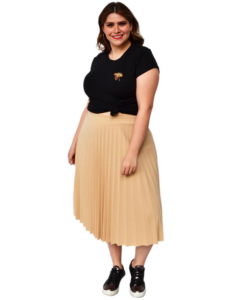 Falda midi cintura alta 4