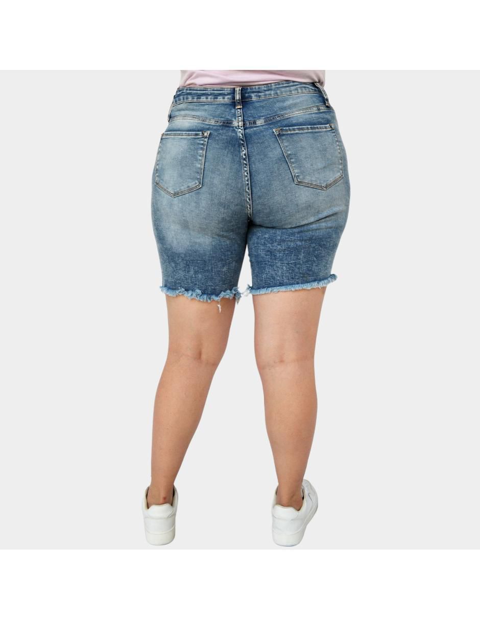 Bermuda de mezclilla para mujer 2