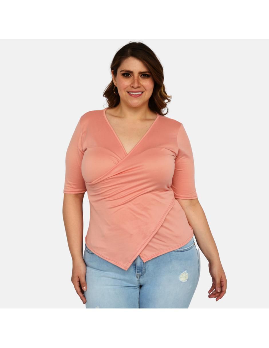 Blusa Bgl Petite manga corta para mujer Blusa Bgl Petite manga corta para mujer
