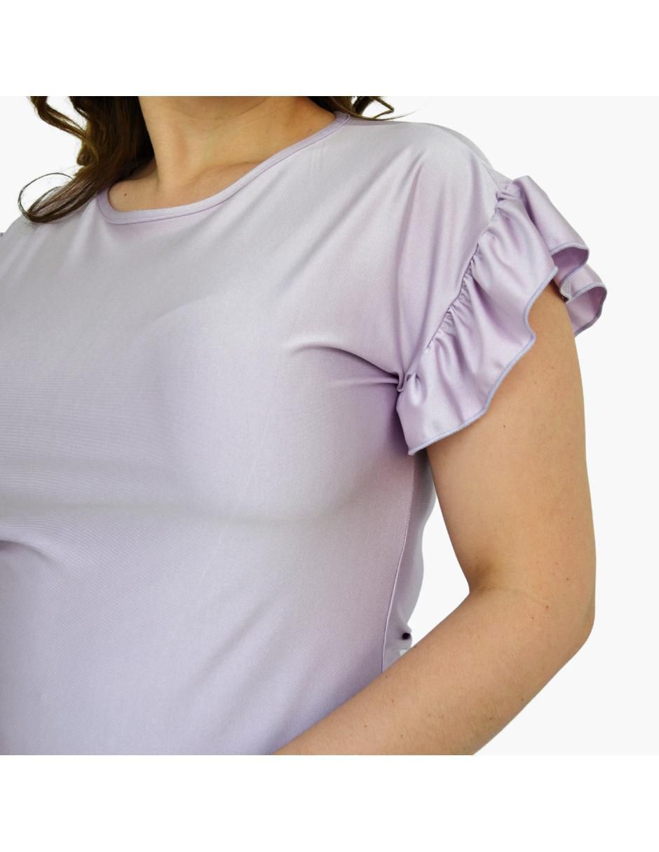 Blusa manga corta para mujer