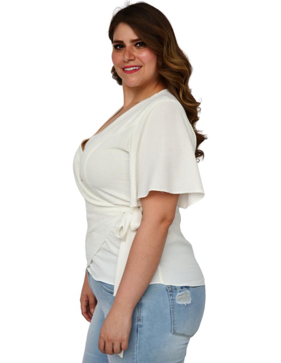Blusa manga corta para mujer
