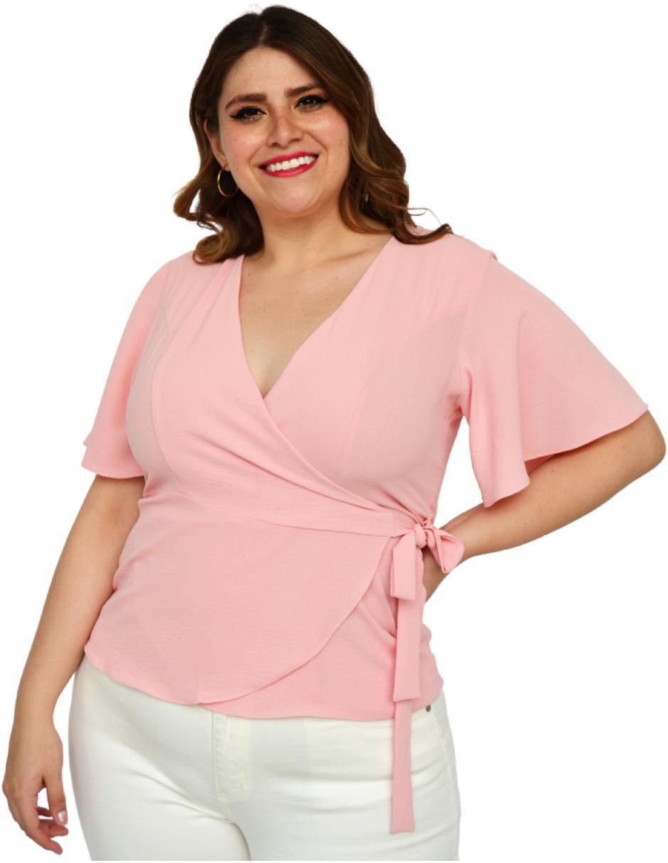 Blusa manga corta para mujer