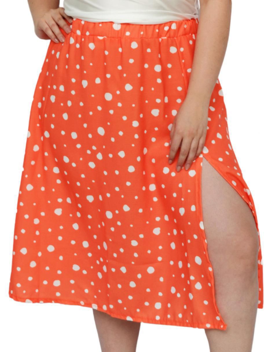 Falda midi cintura alta 5
