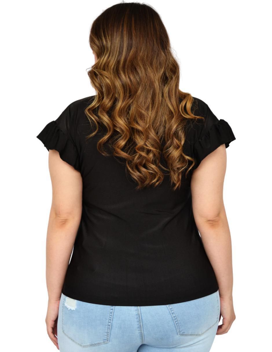 Blusa manga corta para mujer 3