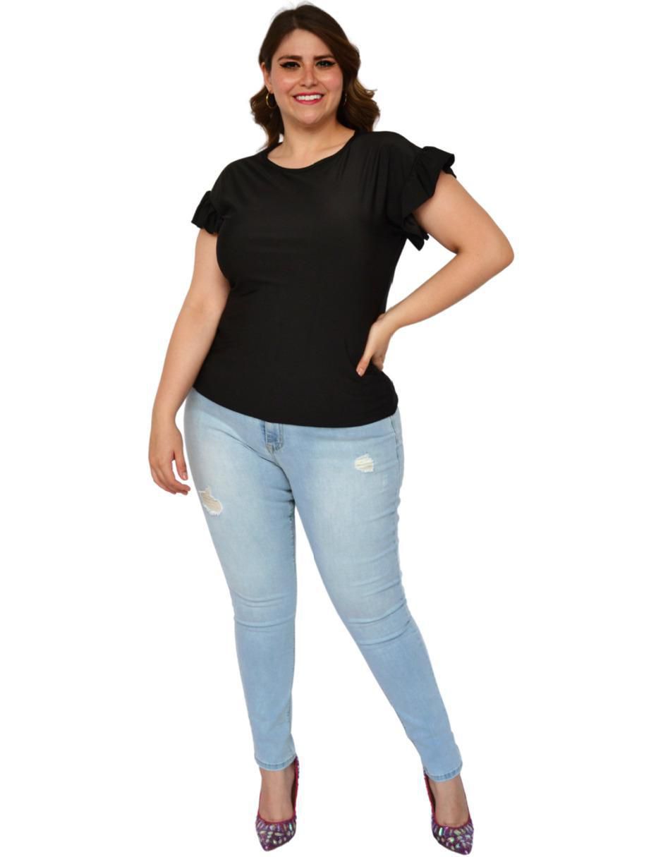 Blusa manga corta para mujer 2
