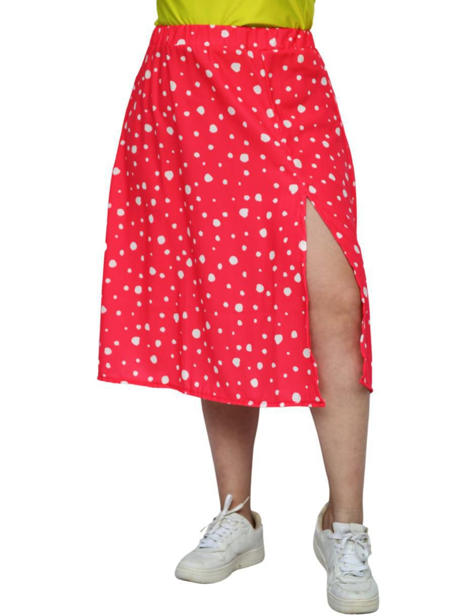 Falda midi cintura alta Falda midi cintura alta