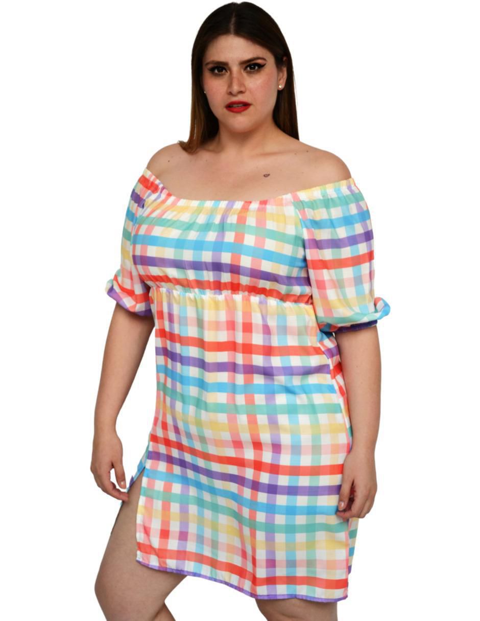 Vestido a la rodilla casual para mujer