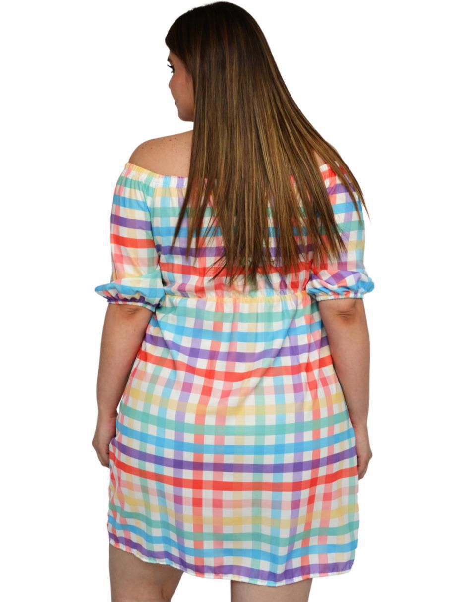 Vestido a la rodilla casual para mujer