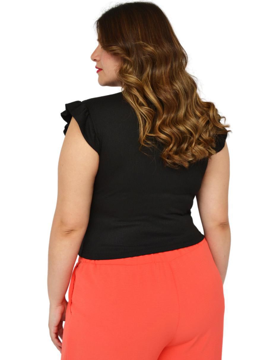 Blusa manga corta para mujer