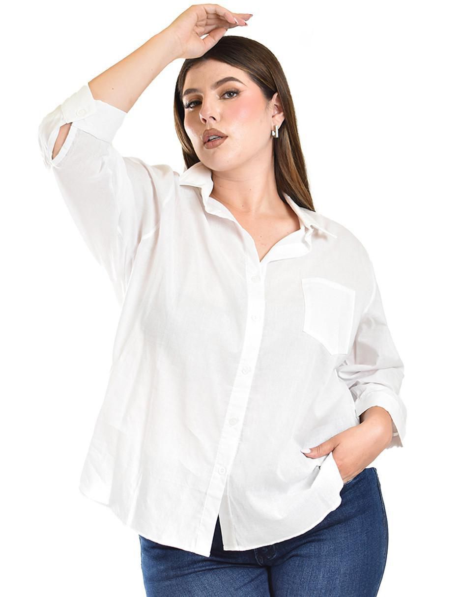 Blusa camisera manga larga para mujer Blusa camisera manga larga para mujer