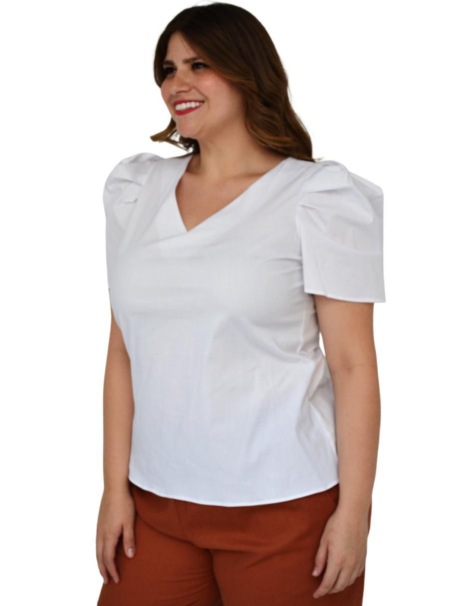 Blusa manga corta para mujer 5