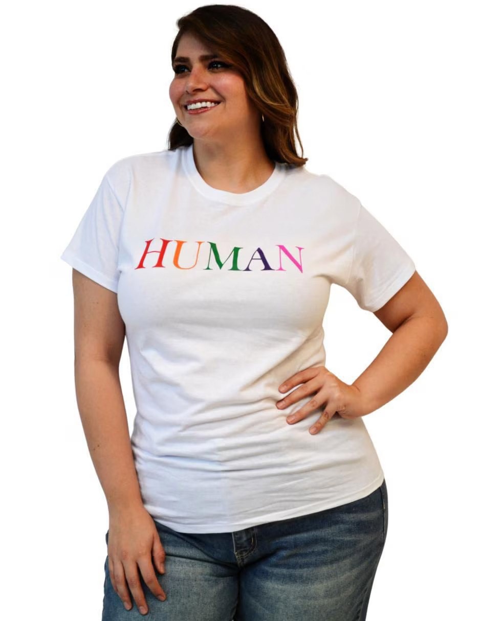 Playera manga corta cuello redondo mujer