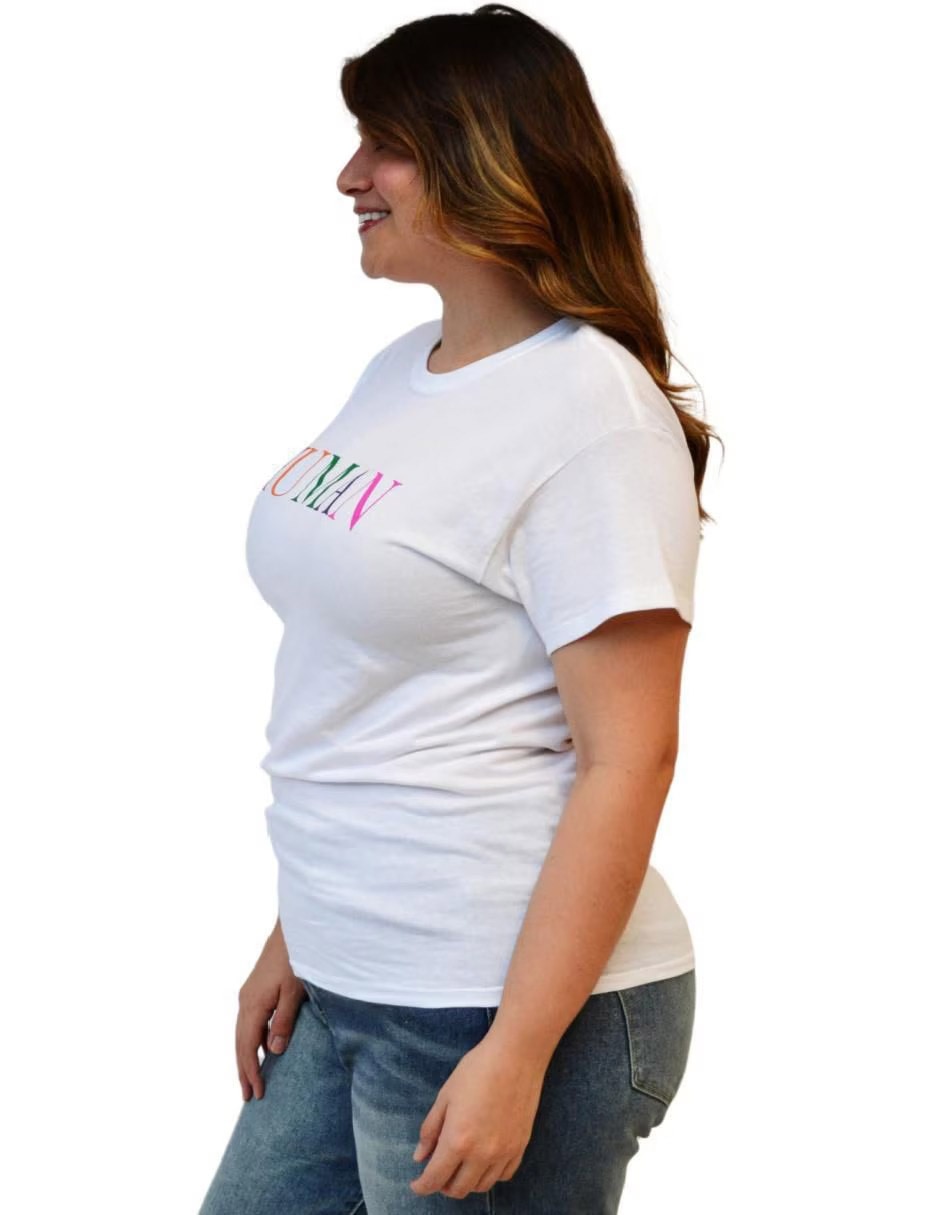 Playera manga corta cuello redondo mujer 5