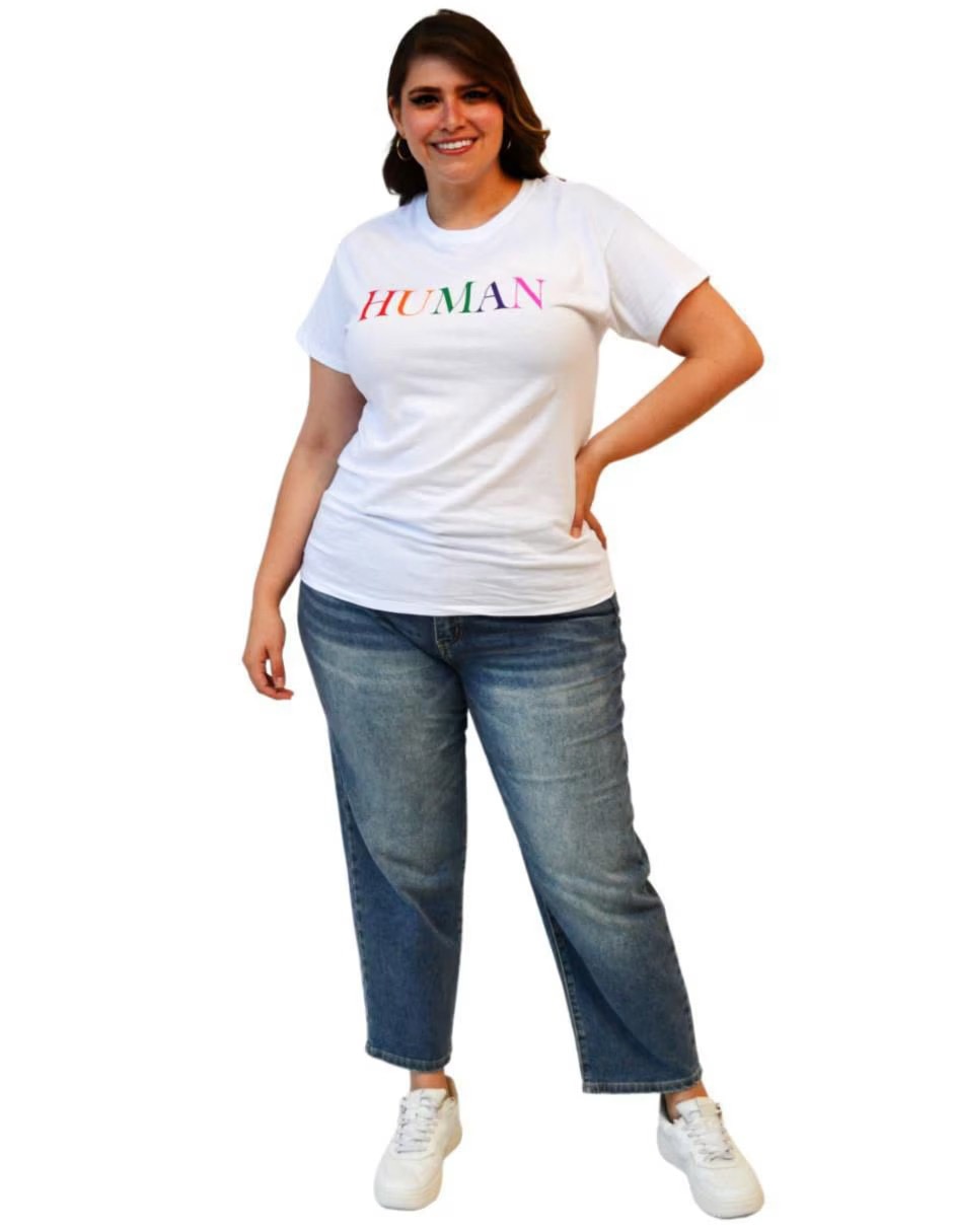 Playera manga corta cuello redondo mujer 2