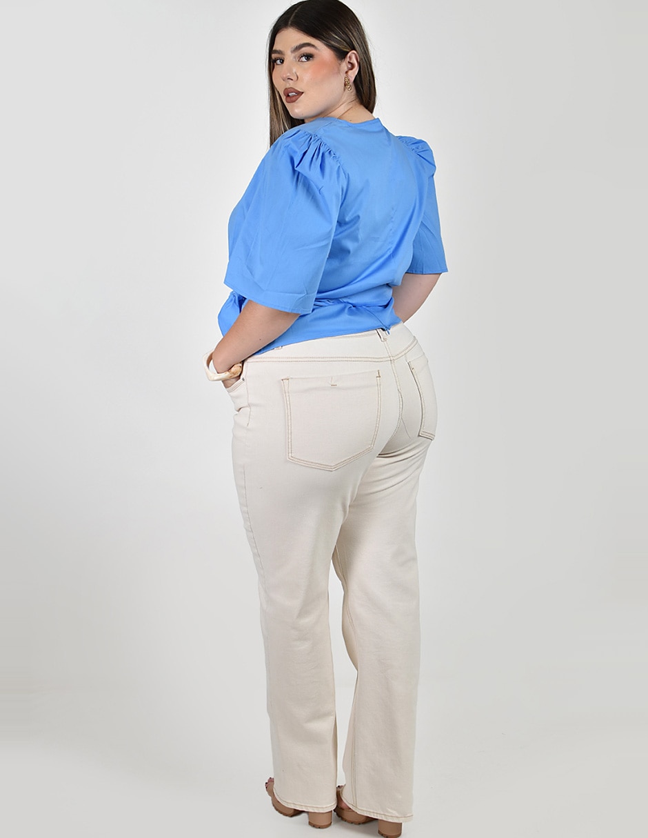 Blusa manga corta para mujer 2