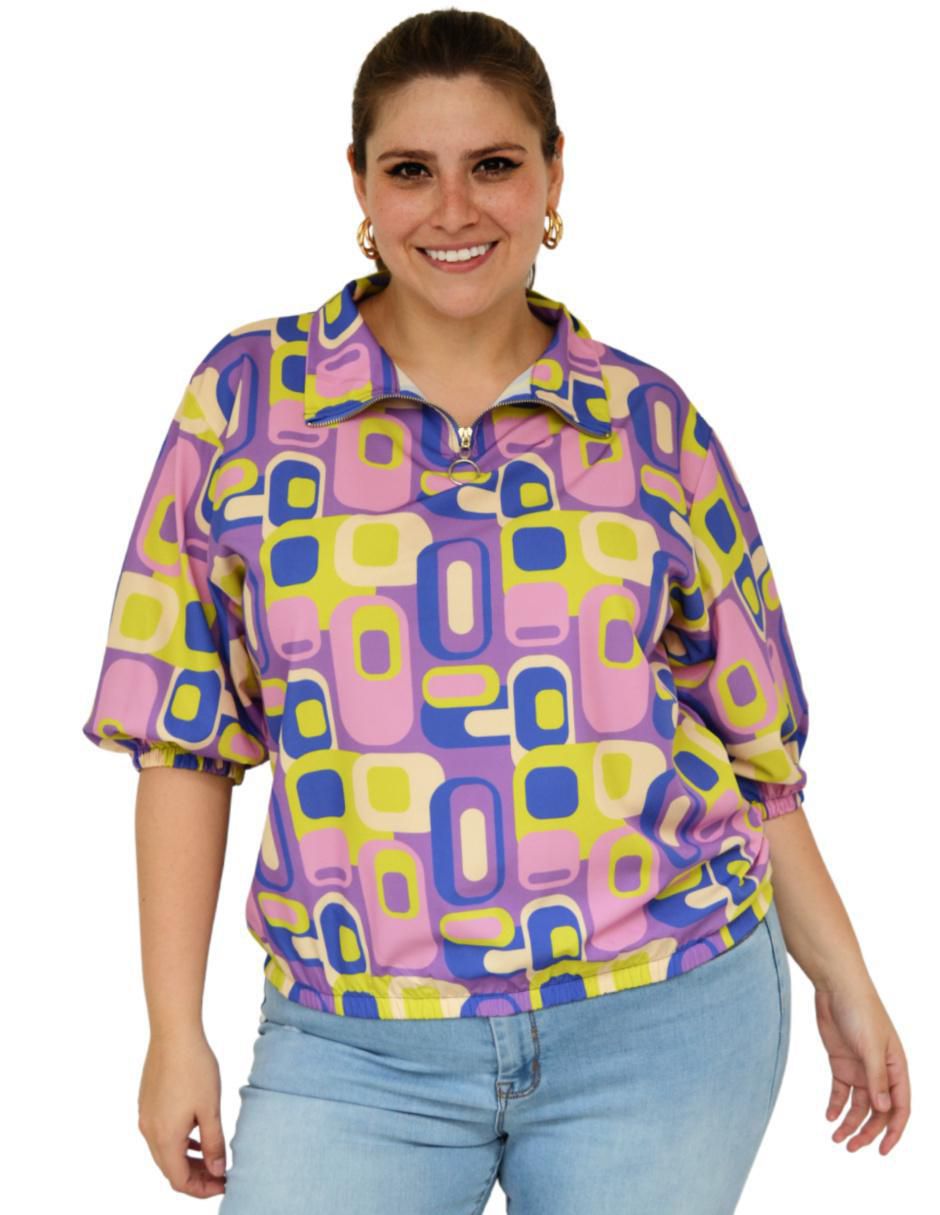 Blusa manga 3/4 para mujer Blusa manga 3/4 para mujer
