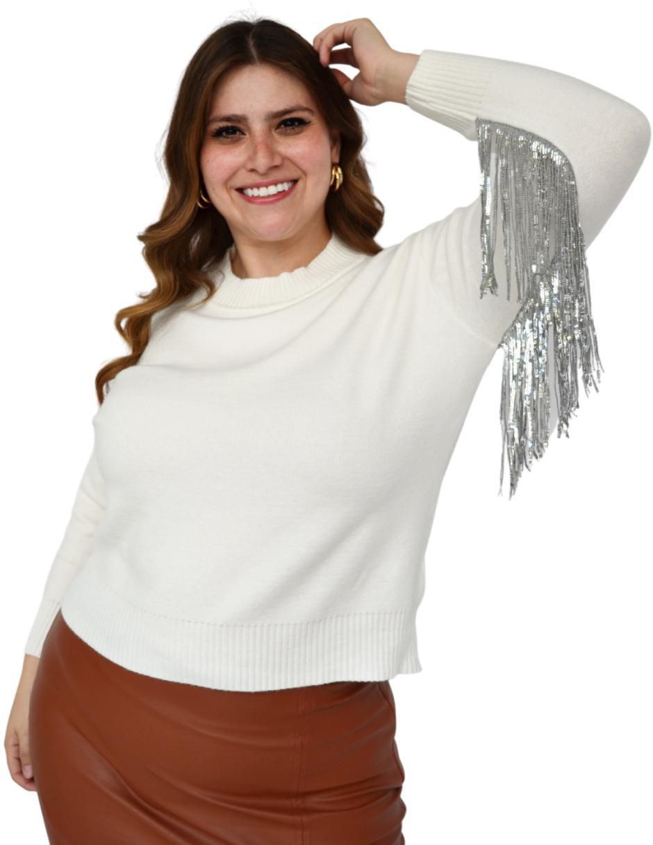 Suéter cuello redondo para mujer Suéter cuello redondo para mujer