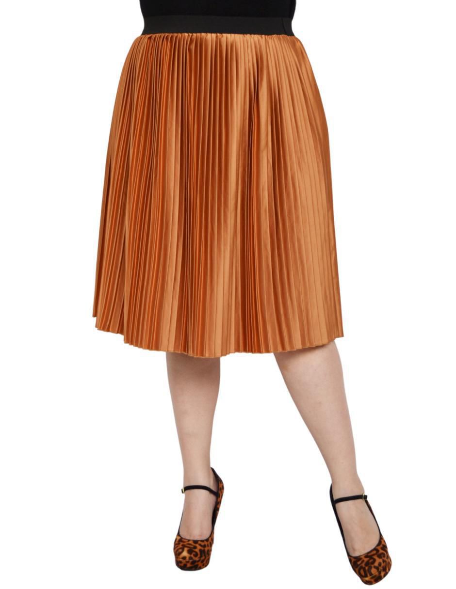 Falda midi a la cintura Falda midi a la cintura