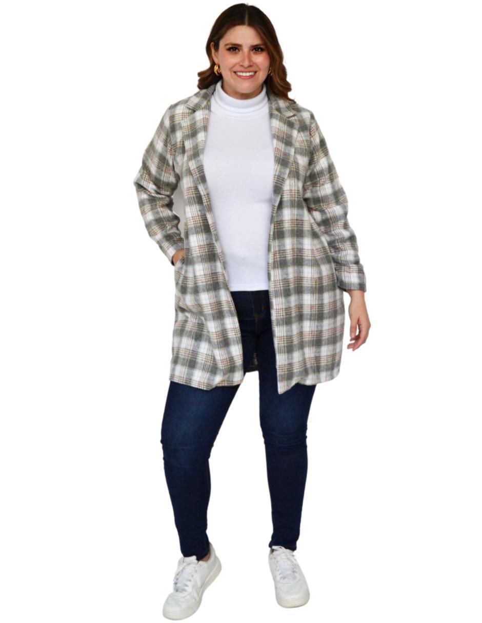 Suéter Roman Fashion cuello camisero para mujer