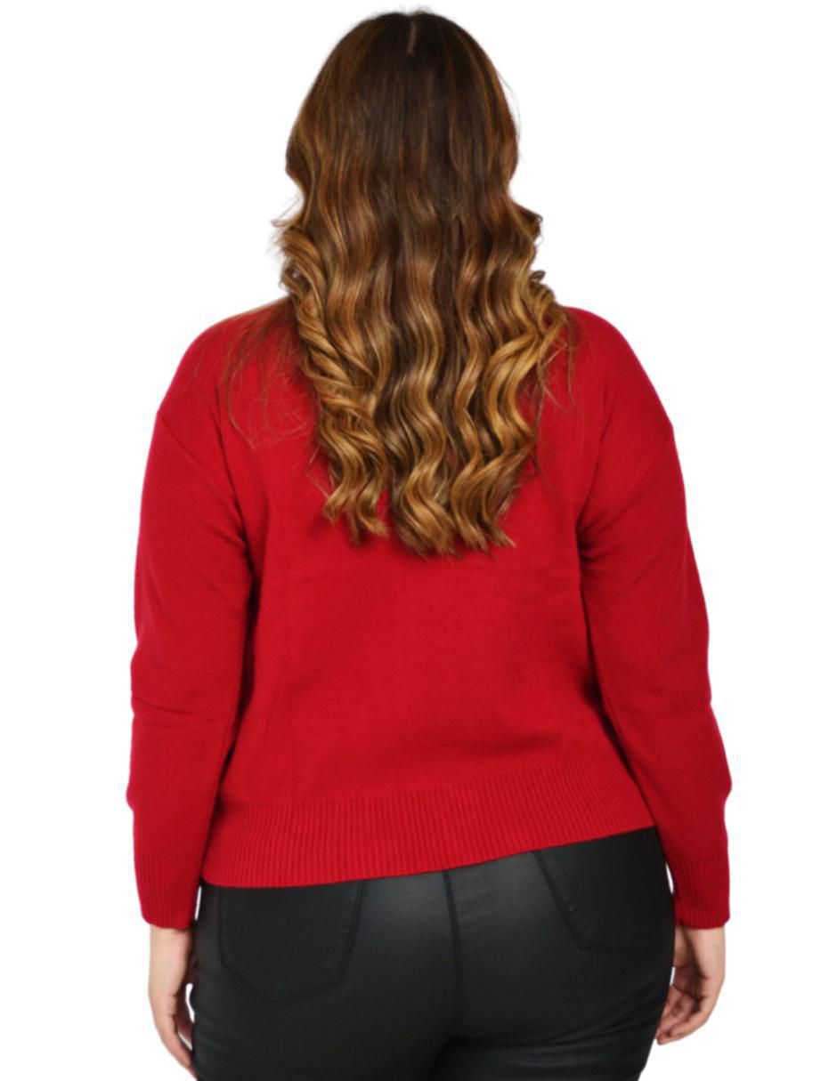Suéter Roman Fashion cuello redondo para mujer