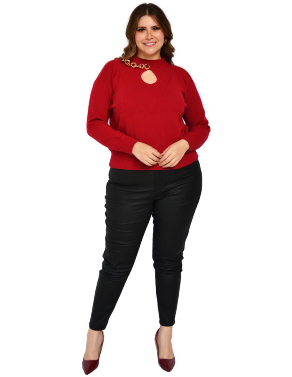 Suéter Roman Fashion cuello redondo para mujer