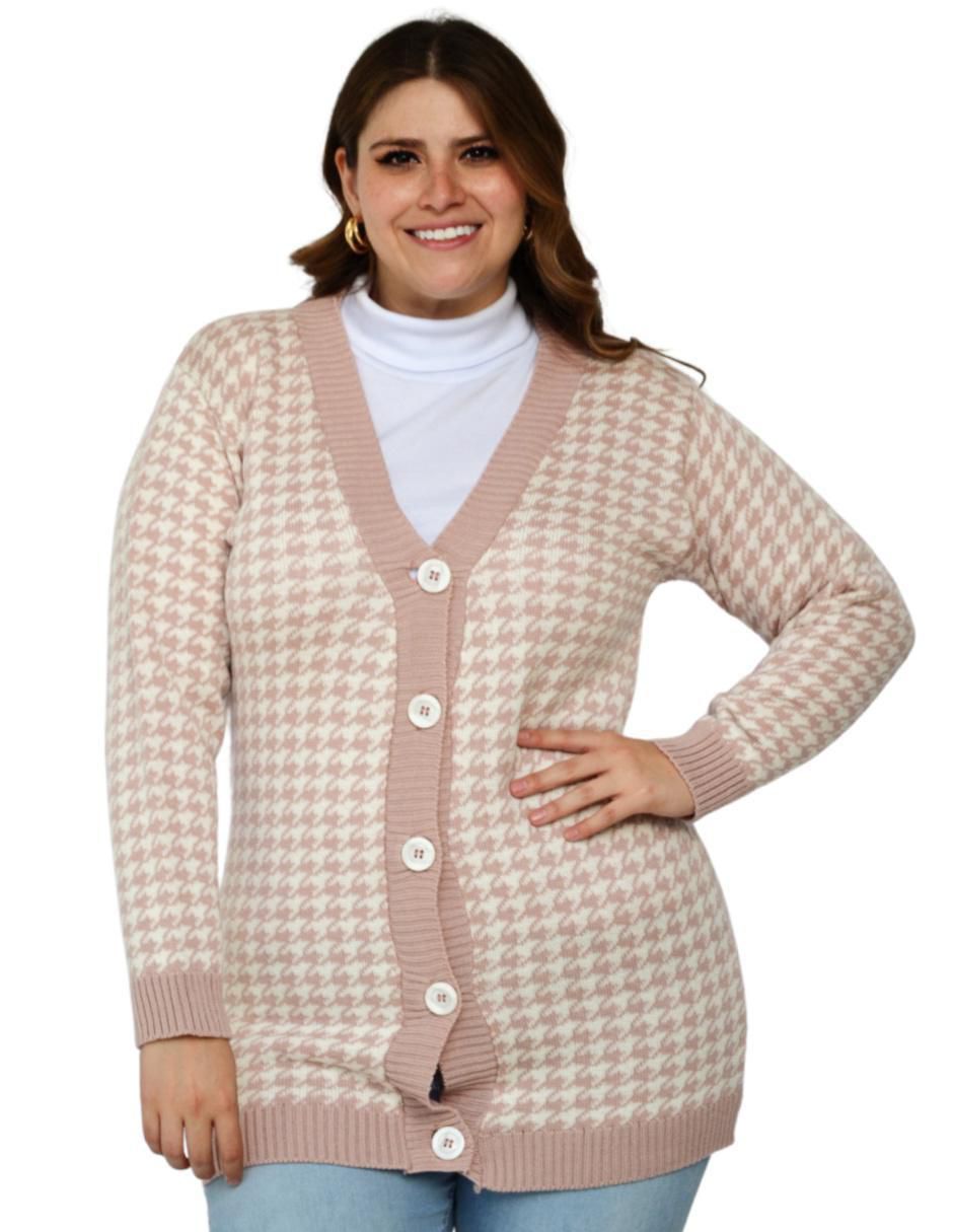 Suéter cuello v para mujer 1