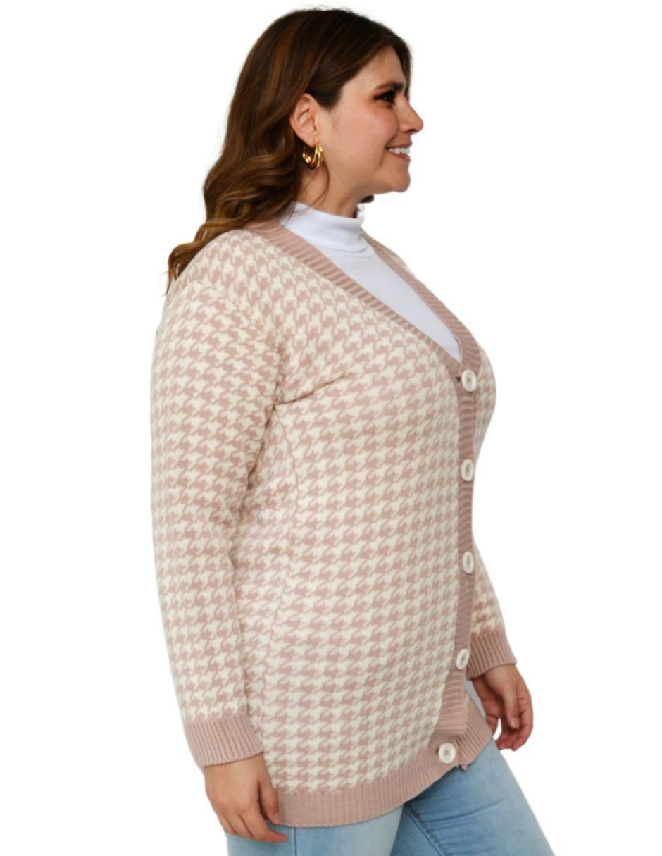 Suéter cuello v para mujer 2