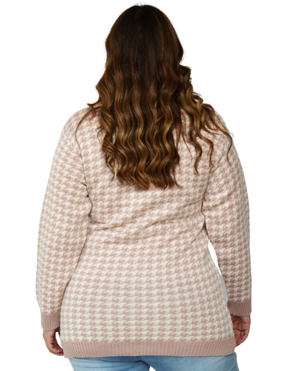 Suéter cuello v para mujer 3