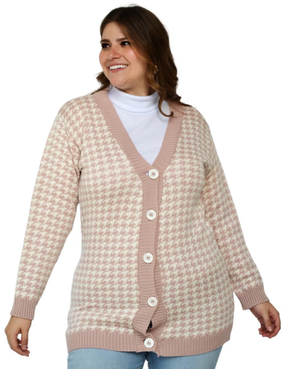 Suéter cuello v para mujer 4