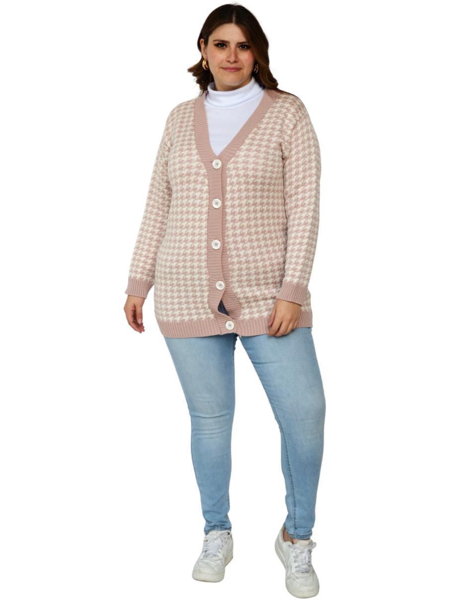 Suéter cuello v para mujer 6