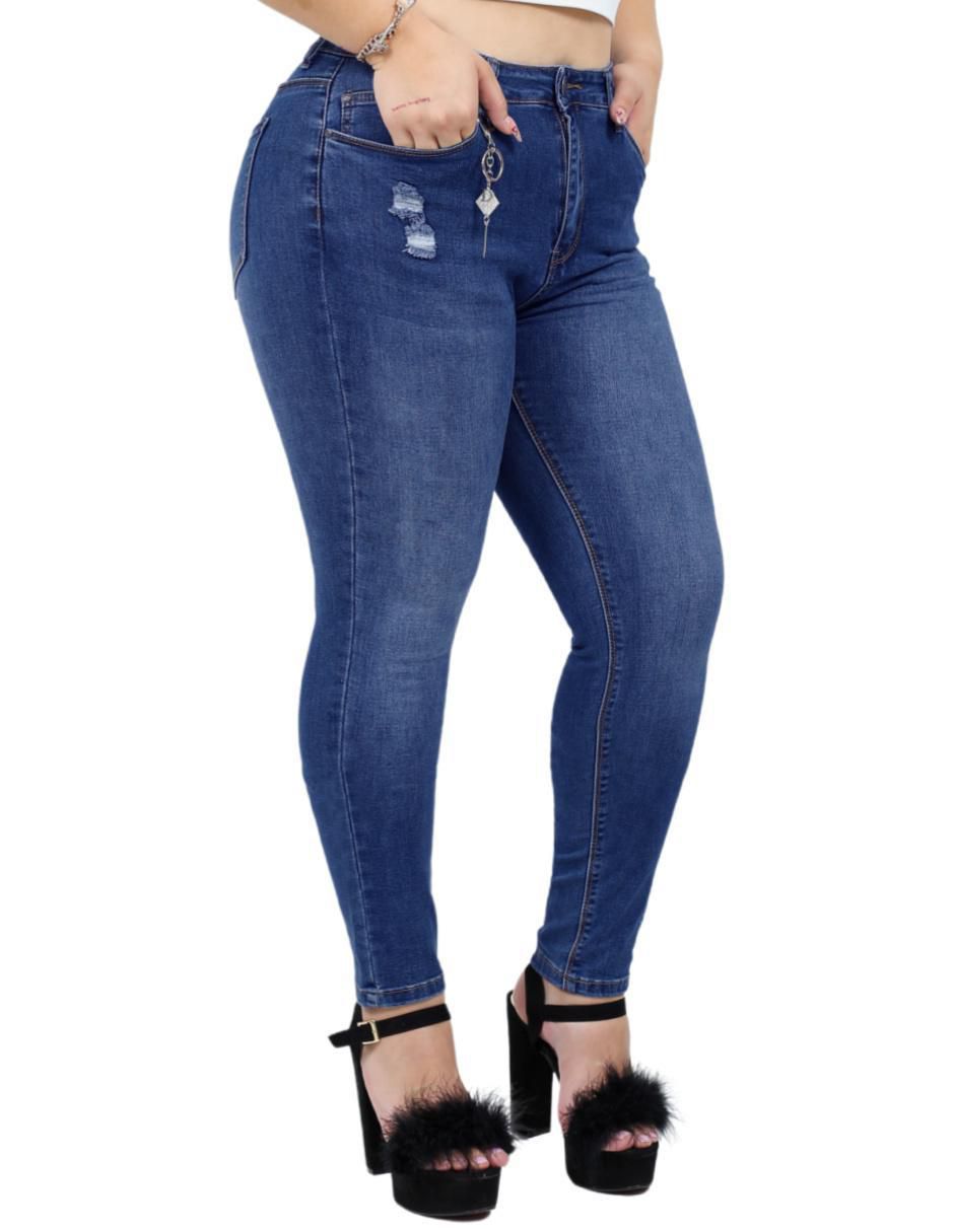 Jeans skinny j-dw-569-medio para mujer