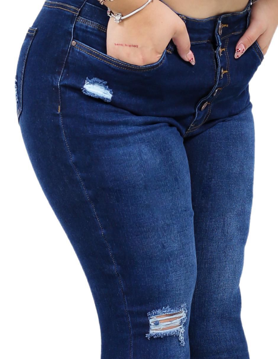Jeans skinny j-dw-568-dark para mujer