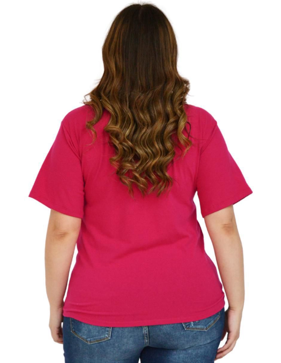 Playera manga corta cuello v mujer 4