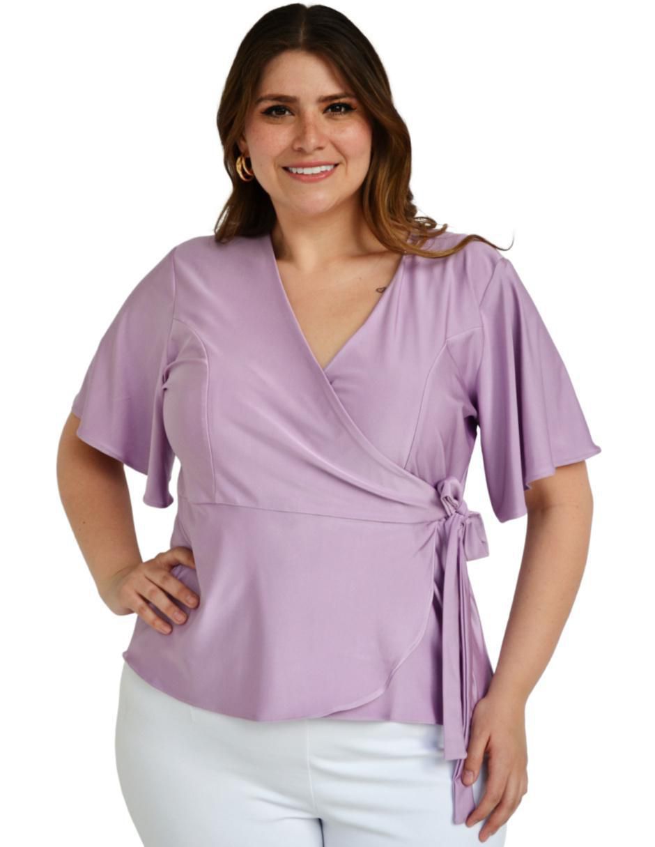 Blusa Bgl Petite manga corta para mujer