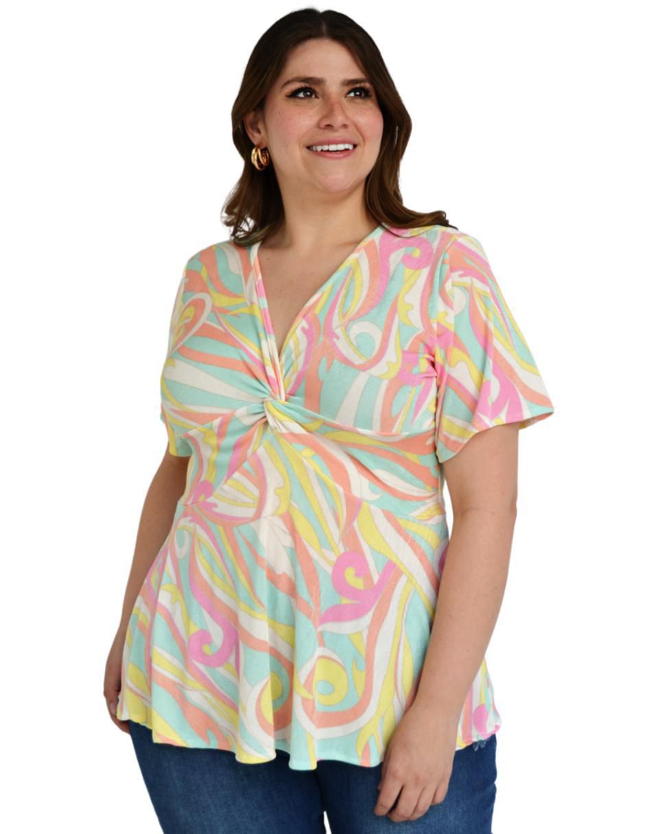 Blusa manga corta para mujer 11