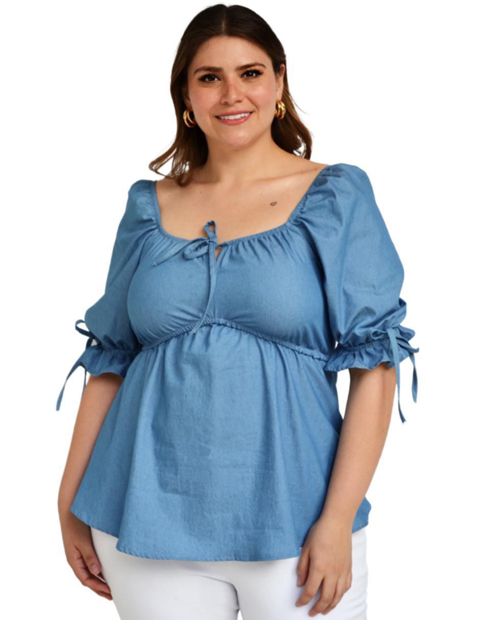 Blusa manga 3/4 para mujer