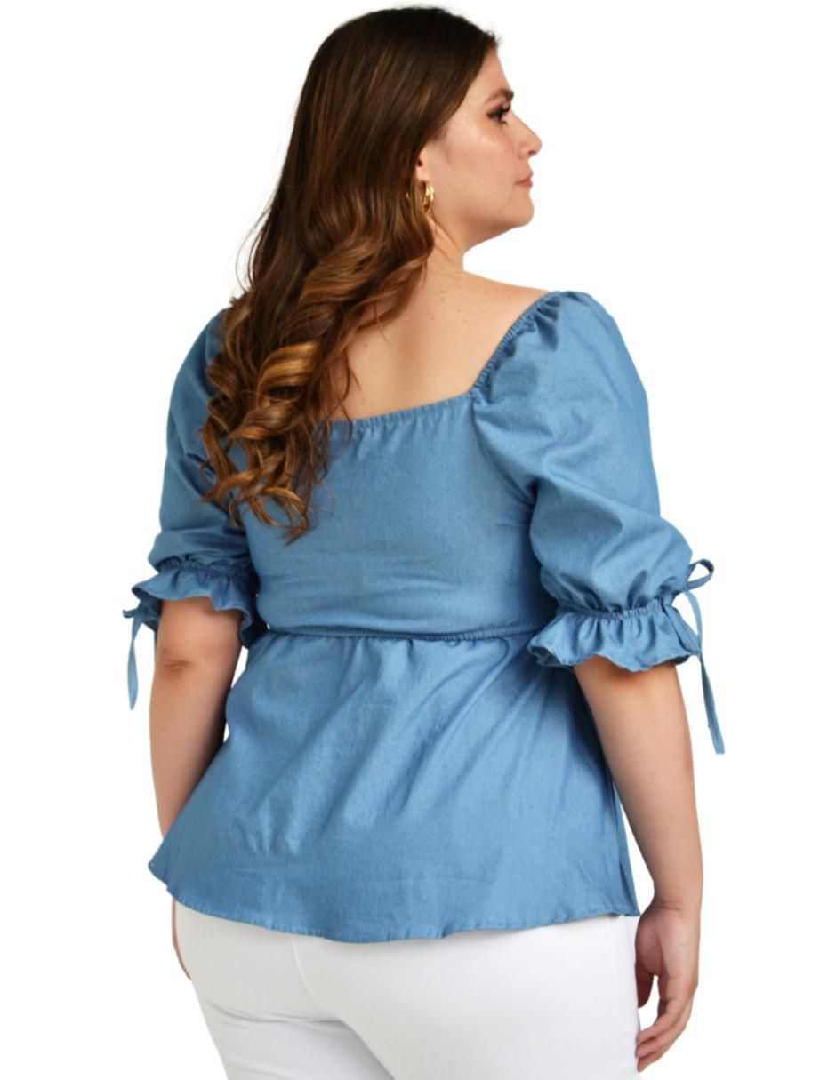 Blusa manga 3/4 para mujer