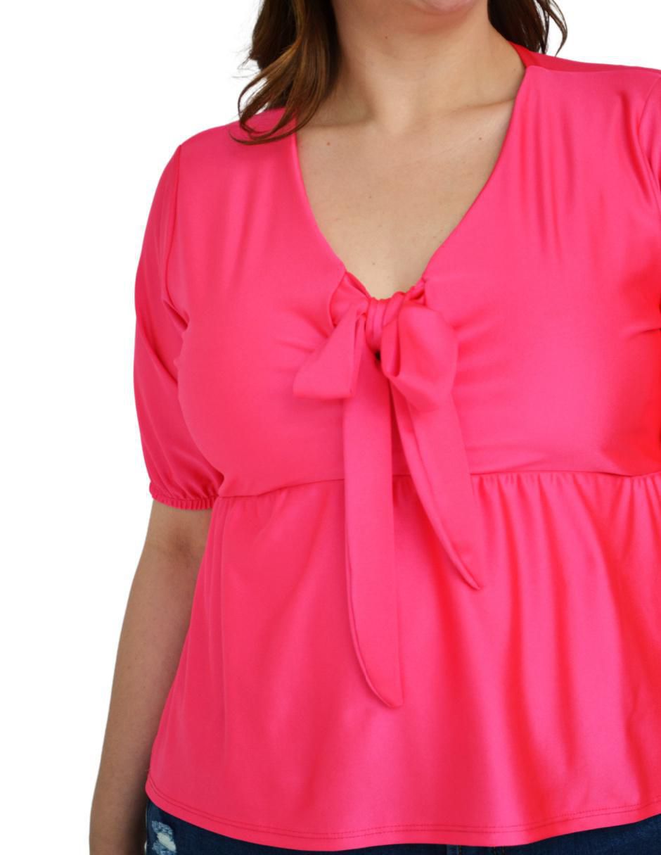 Blusa manga corta para mujer