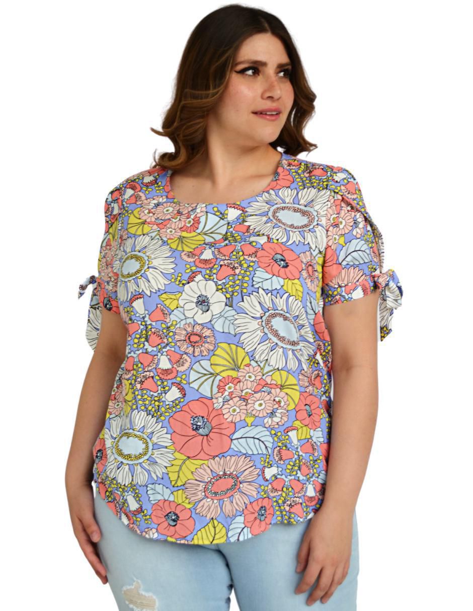 Blusa manga corta para mujer 2