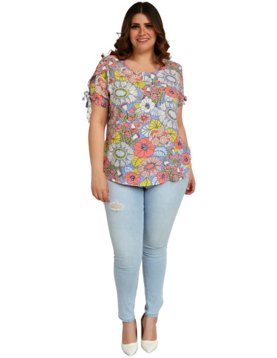 Blusa manga corta para mujer 8